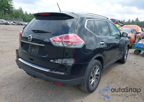 2015 Nissan Rogue Sl z USA, uszkodzony, nr VIN 5N1AT2MV4FC788250